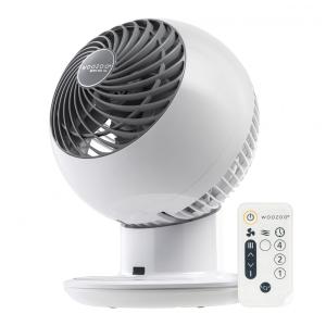 Ventilador de Mesa 29 cm de Altura com Controle Remoto, Distância Máxima do Ar 24 Metros, 5 Velocidades e Inclinação Ajustável de 90°