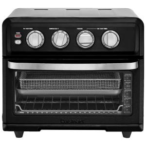 Forno Elétrico de Bancada 2 em 1 com Função de Assar e Grelhar, Aço Inox, 110V Cuisinart TOA 70, Preto