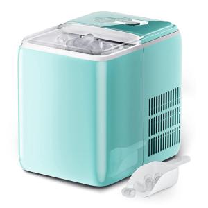Simoe Máquina de Gelo Automática Portátil até 19 kg de Gelo em 24h, 110V, 150W, Azul Turquesa