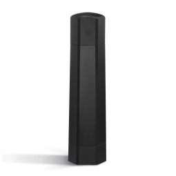 Moedor de Pimenta Profissional Monocromo Recarregável e Ajustável, HexClad, Preto