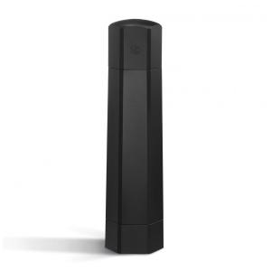 Moedor de Pimenta Profissional Monocromo Recarregável e Ajustável, HexClad, Preto