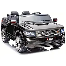 Carro Elétrico Infantil, UU20 com Controle Remoto, 2 Lugares, Música e Pneus EVA, 24V, URideon, Preto