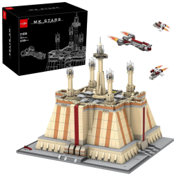 Kit de Construção Galáxia Jedi Tempel com 3745 Peças para Crianças Acima de 8 Anos e Adultos, WLOXBKF 21036