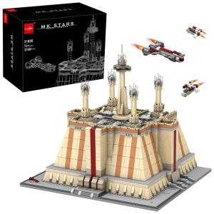 Kit de Construção Galáxia Jedi Tempel com 3745 Peças para Crianças Acima de 8 Anos e Adultos, WLOXBKF 21036