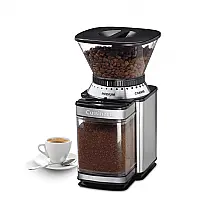 Moedor de Café e Grãos Elétrico Profissional 240g, Aço Inoxidável, 110v, CUISINART DBM 8P1, Prateado