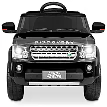 Kidzone Carro, Carrinho Elétrico 12VRecarregável com Controle Remoto, 2 Vel, Luzes, USB, AUX, FM, Branco