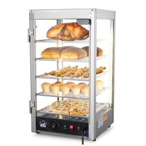 Expositor Aquecedor de Alimentos WeChef 5 Andares Prata 600W 110V para Pizza e Catering Comercial