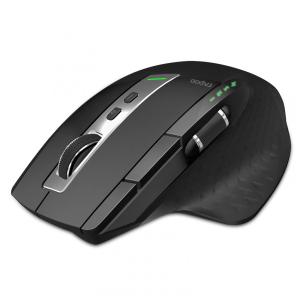 Mouse Ergonômico Vertical sem Fio Reduz a Tensão do Pulso com Rolo Lateral e 3 Bluetooth, 600, 3200 DPI 8 Botões, RAPOO MT750S, MT750L