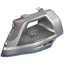 Ferro de Passar á Vapor com Controle Digital de Temperatura e Desligamento Automático, 1800W, 110v, HAMILTON BEACH 19901, Cinza