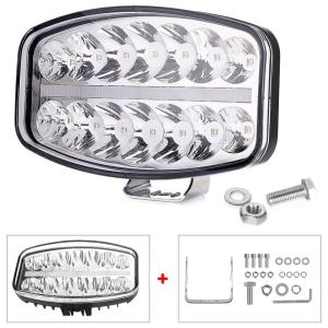 Farol LED Auxiliar 80W OFF Estrada 10V, 1 Peças, BESURE, Preto
