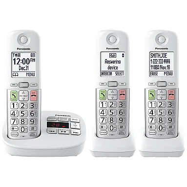 Telefone Sem Fio Panasonic Branco