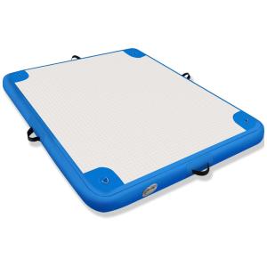 GZKYYLEGS Plataforma Flutuante Inflável para Piscinas, Lagos e Praia Suporta até 453 Quilos