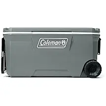 Cooler Caixa Térmica Portátil 100 Litros com Porta Copos e Rodas, COLEMAN 3000006495, Verde