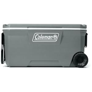 Cooler Caixa Térmica Portátil 100 Litros com Porta Copos e Rodas, COLEMAN 3000006495, Verde