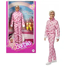 Boneco colecionável Barbie The Movie Ken Ryan Gosling com macacão rosa e patins multicoloridos 2025