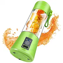 LIooIIus Mini Liquidificador Portátil 380mL com Carregamento USB, 110v, IIOOIIUS, Verde