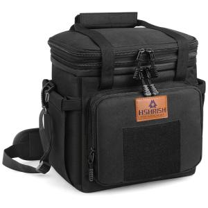HSHRISH Bolsa Térmica Portátil 20L, Mantém Quente, Frio Por até 5H, Preto