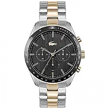Relógio Masculino de Quartzo, com Pulseira de Aço Inoxidável, LACOSTE 2011112, Prateado