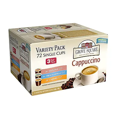 Keuring Kcup Cappuccino Pacote Variado,