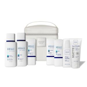 Kit Skincare Profissional e Completo Inclui Toner, Hidratante e para Olhos, OBAGI SGB01LWI2RUKUS, Azul