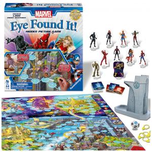 Ravensburger Marvel Eye Found It! Jogo de Tabuleiro com Quebra-Cabeças - Divertido para Crianças e Adultos, com Heróis da Marvel -