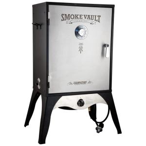 Churrasqueira Defumador Vertical á Pellet de Madeira com 2 Grelhas de Cozimento, 1 Jerky Rack e Termômetro de Porta, Camp Chef, Preto