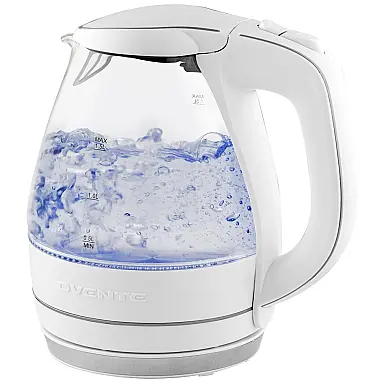 Chaleira elétrica portátil, branco, OVENTE