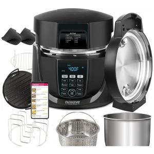 Fritadeira Elétrica Air Fryer 6L, com Painel de Controle Digital, 1500W, 110v, NUWAVE 33815, Cinza