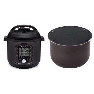 Panela de Pressão Elétrica em Cerâmica 10 em 1, 8L com 28 Predefinições e Painel de LED, 110V, Instant Pot, Preta
