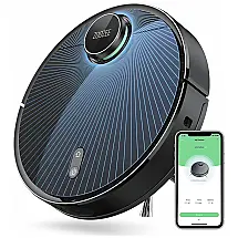 Aspirador de Pó Robô com Mapeamento Multinível e Sucção Forte 3500PA, 110v, ZOOZEE Z70, Preto