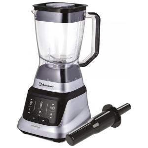 Liquidificador Profissional 2L com 3 Velocidades e Painel Digital, 1200W, Koblenz, Preto e Prata