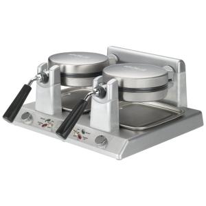 Máquina de Waffles Profissional WW250B, Aço Inoxidável, 110v, WARING , Prateado