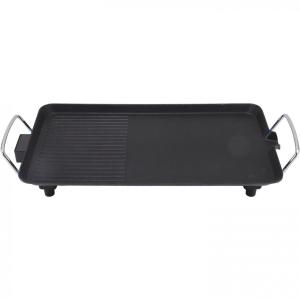 Churrasqueira Grill Elétrica até 8 Porções com Chapa Antiaderente, 110V, Demeras, Azul