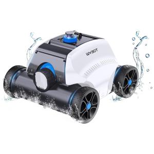 Robô Limpador de Piscina com Sucção Dupla Forte e Sistema de Proteção Inteligente, WYBOT HJ1103, Branco