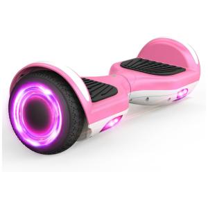 SISIGAD Hoverboard Off Road com Alto Falante Bluetooth, Luz LED, 220V, Rosa
