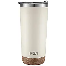 FGA Copo Térmico 600 mL para Cerveja, Café com Isolamento a Vácuo, Marrom