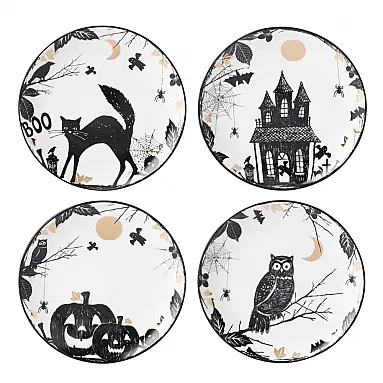 Conjunto de Pratos Decorativos com