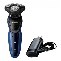 Barbeador Elétrico Masculino Portátil Philips S5074, Azul