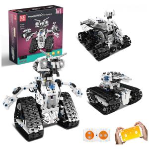 Kit de Construção Robô Inteligente STEM para Crianças de 8 a 14 Anos, MOULD KING, Branco