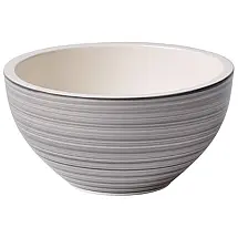Bowl Pintado à Mão com Estilo Rústico, Material de Porcelana e Formato Redondo, Villeroy Boch, Cinza