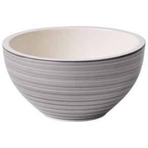 Bowl Pintado à Mão com Estilo Rústico, Material de Porcelana e Formato Redondo, Villeroy Boch, Cinza