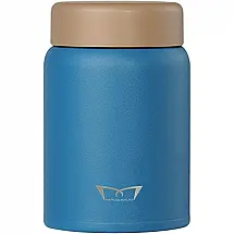 Mr.Dakai Frasco Térmico para Alimentos 384 ml com Vedação e Colher Aço Inoxidável Laranja