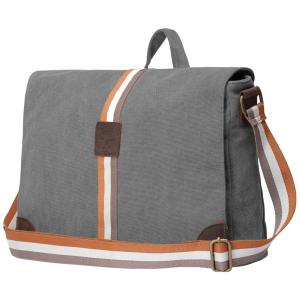 Bolsa Pasta 15 polegadas Vintage Crossbody Canvas Laptop, RUSTIC TOWN SHS002 G