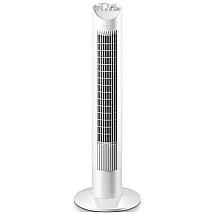 Ventilador de Torre Digital Ultra Silencioso com 3 Velocidades, 220V 55W, NBgy, Branco