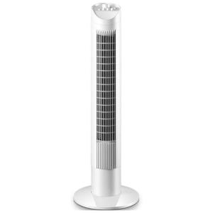 Ventilador de Torre Digital Ultra Silencioso com 3 Velocidades, 220V 55W, NBgy, Branco