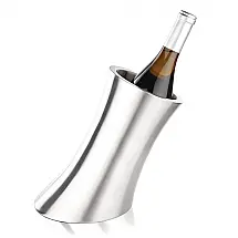 Porta Garrafa Térmico para Vinho em Aço Inoxidável, VISKI 0668, Prateado