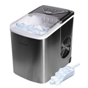 Counter Top Maker, Produces 26 pounds Ice per Day, Stainle Steel, Stainle Maker, FRIGIDAIRE EFIC123 SS