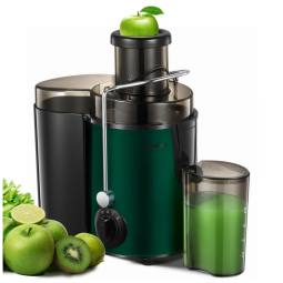 Extrator de Suco HOUSNAT Centrífugo, Potência Máxima de 800W, Bocal Largo de 65MM, Extrai Sucos de Frutas e Vegetais Inteiros