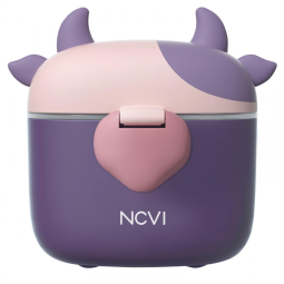 Dispenser de Fórmula NCVI Roxo Múltiplos Compartimentos com Colher 230g