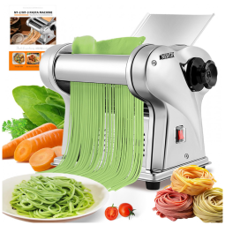 Máquina de Fazer Macarrão Elétrica NEWTRY: Faça Noodles em Casa de Forma Fácil e Versátil!